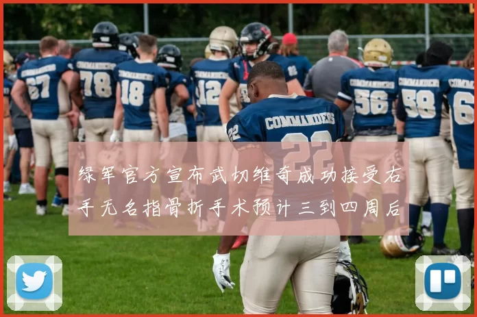 绿军官方宣布武切维奇成功接受右手无名指骨折手术预计三到四周后复查