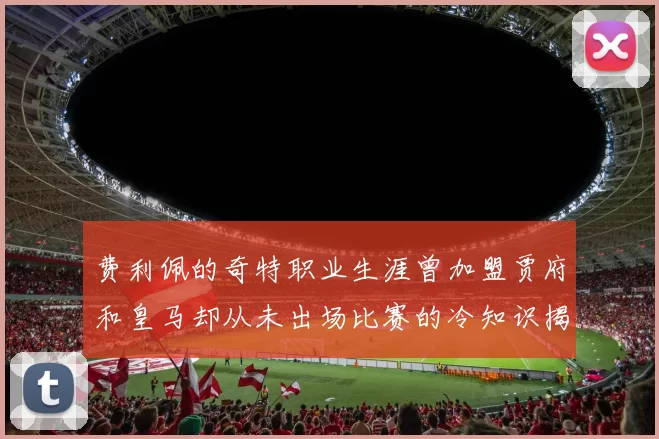 费利佩的奇特职业生涯曾加盟贾府和皇马却从未出场比赛的冷知识揭秘
